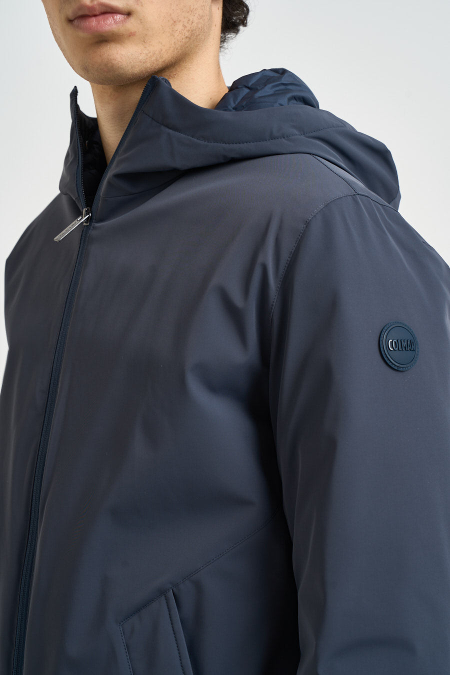 Parka uomo con cappuccio blu 12000005 4ZL68 COLMAR 