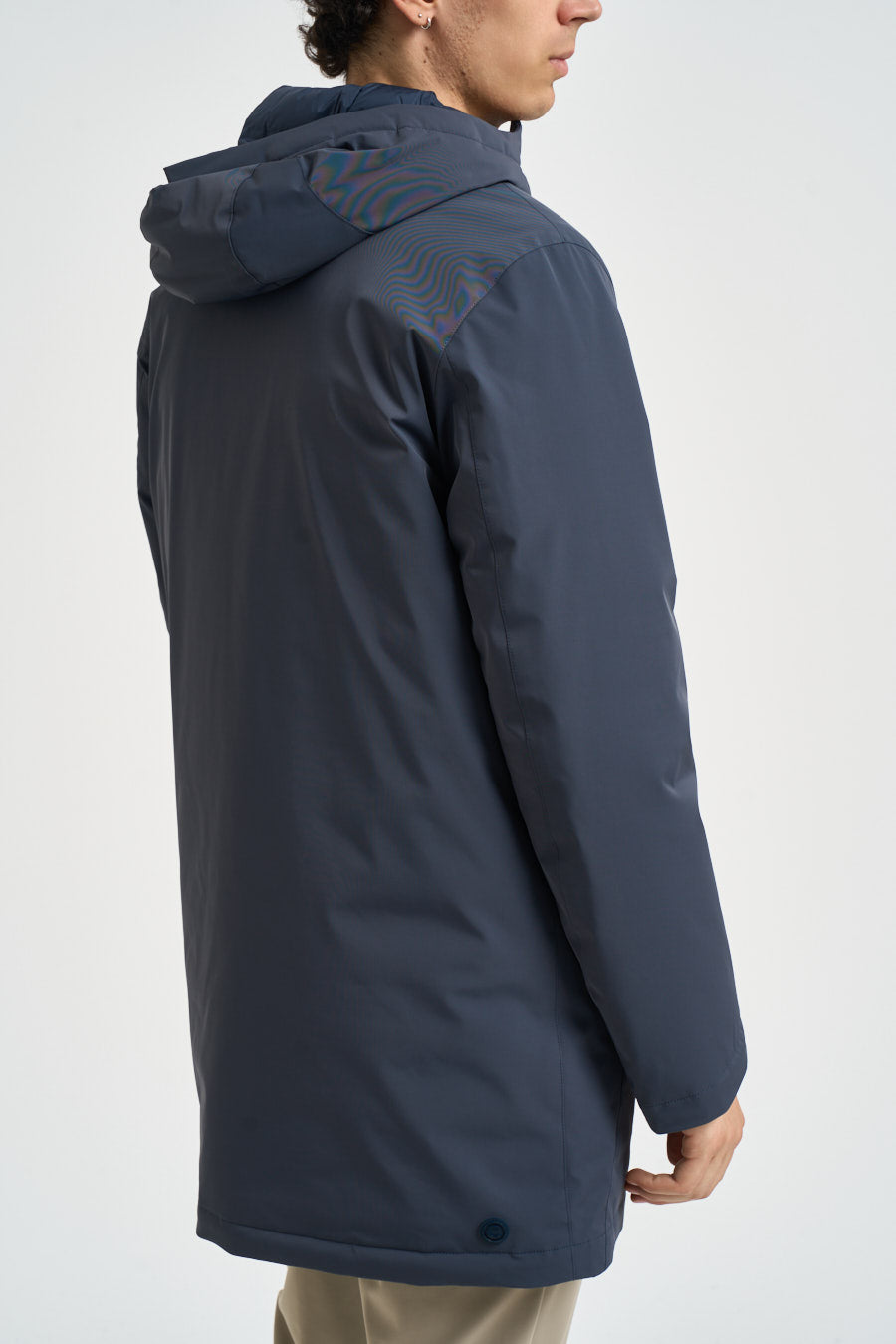 Parka uomo con cappuccio blu 12000005 4ZL68 COLMAR 
