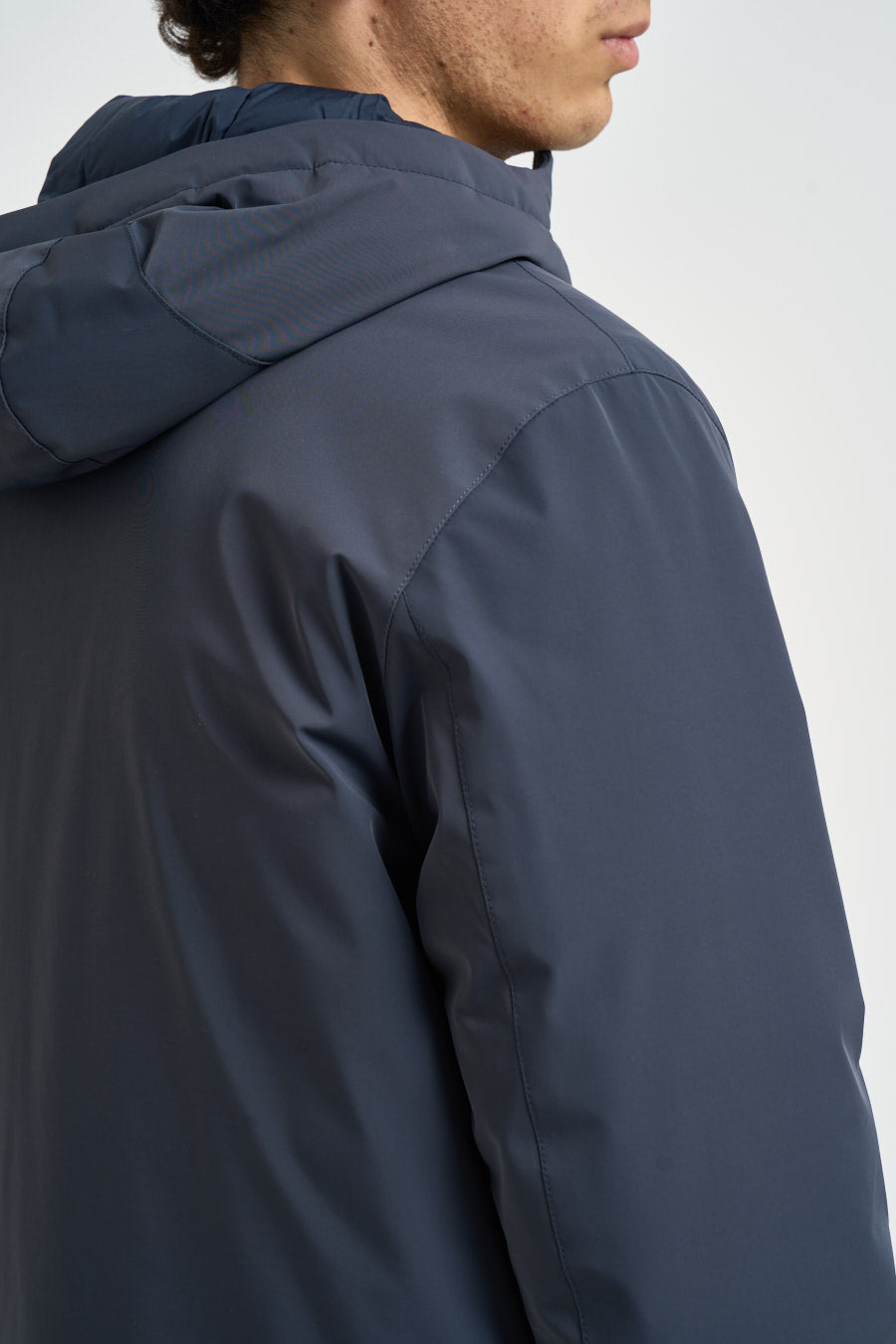 Parka uomo con cappuccio blu 12000005 4ZL68 COLMAR 