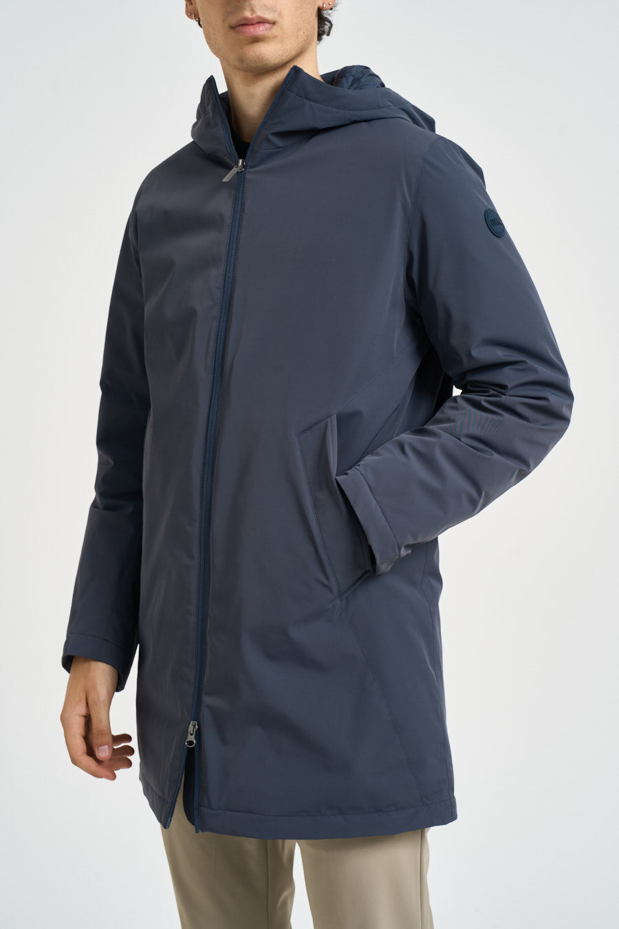 Parka uomo con cappuccio blu 12000005 4ZL68 COLMAR 