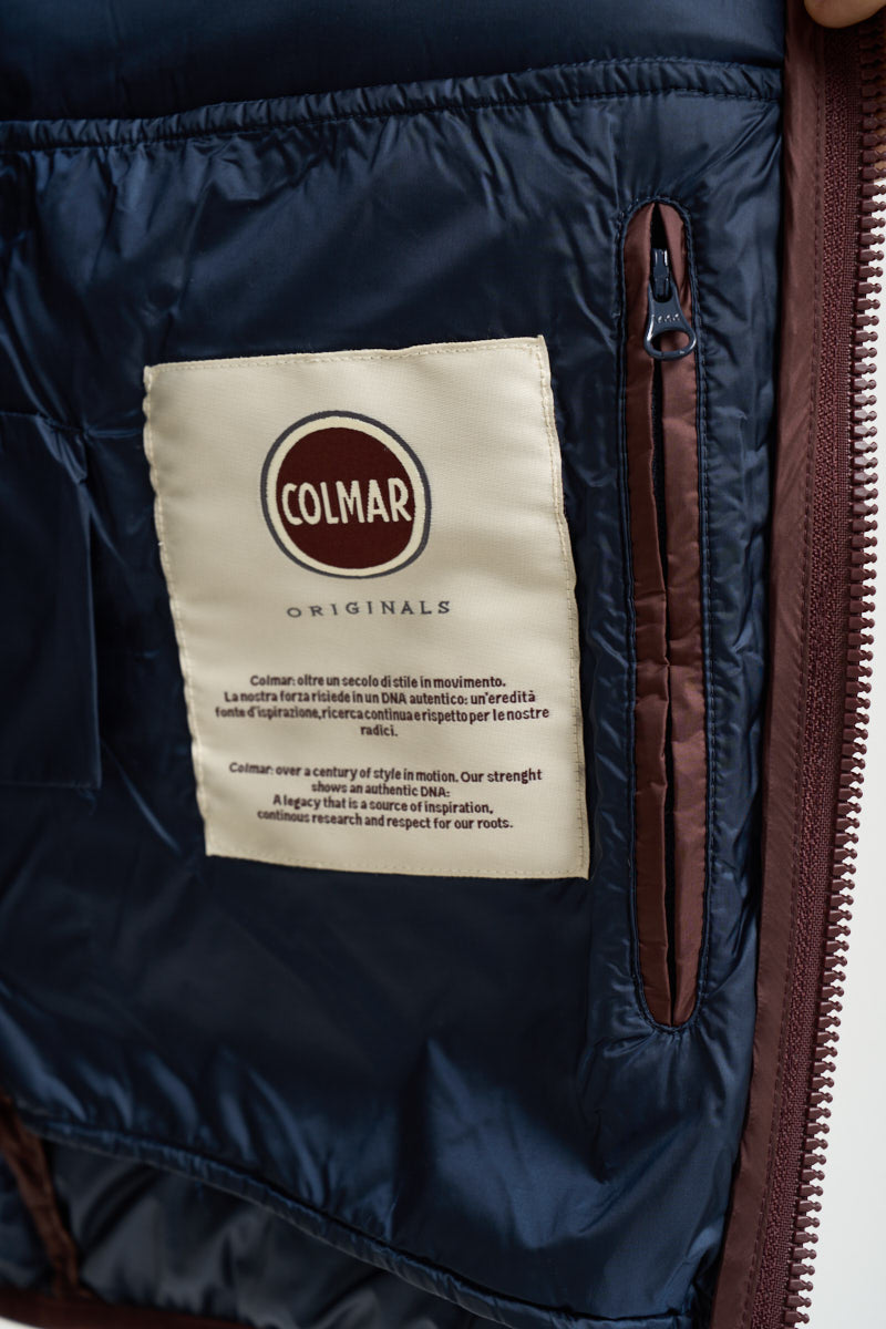 Piumino uomo trapuntato bordeaux 12000007 3JQ257 COLMAR 