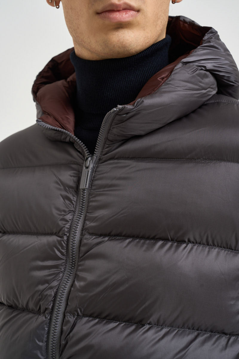 Piumino uomo trapuntato grigio 12000007 3JQ378 COLMAR 