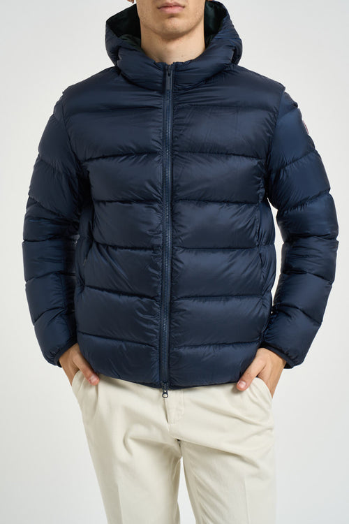 Piumino uomo trapuntato blu navy - 1