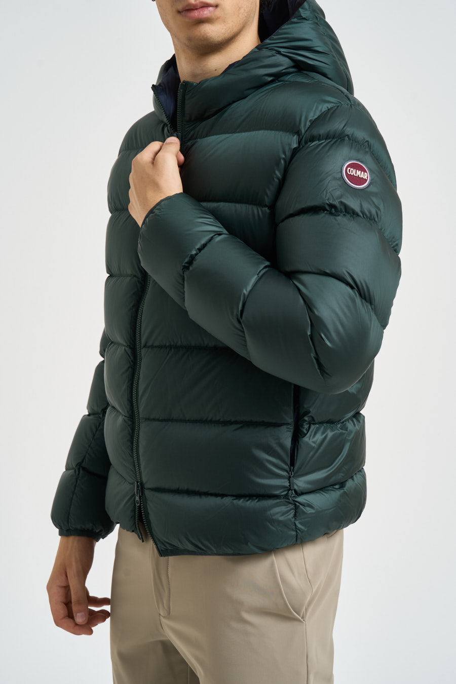 Piumino uomo trapuntato verde 12000007 3JQ789 COLMAR 