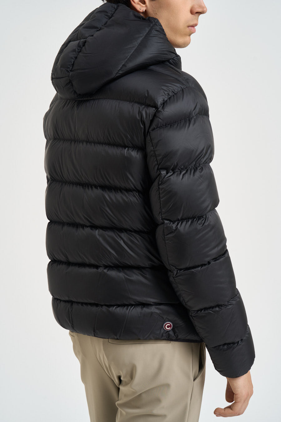 Piumino uomo con cappuccio nero 12000007 3JQ99 COLMAR 