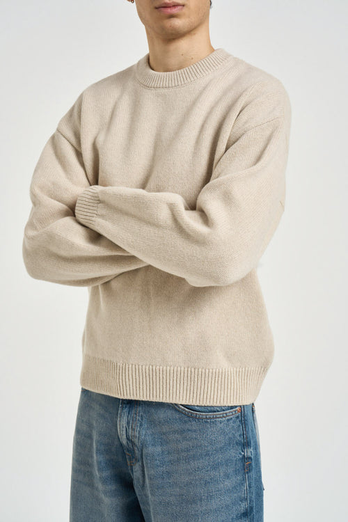 Maglia uomo girocollo avorio - 2