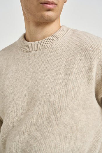 Maglia uomo girocollo avorio - 3