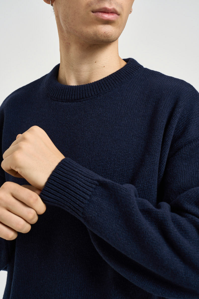 Maglia uomo girocollo blu notte CS5088 NAVYBLU COLORFUL STANDARD 