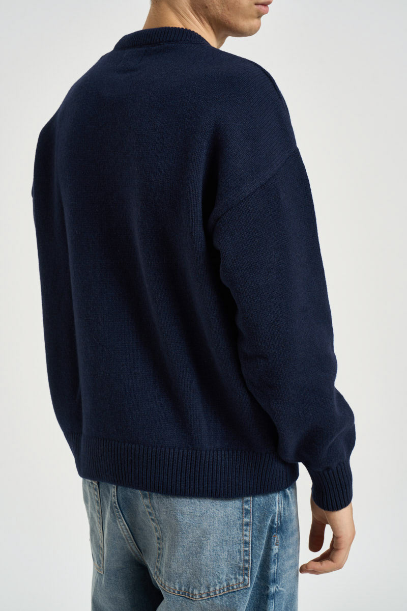 Maglia uomo girocollo blu notte CS5088 NAVYBLU COLORFUL STANDARD 