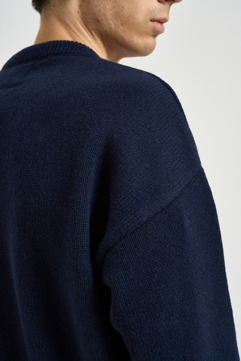 Maglia uomo girocollo blu notte CS5088 NAVYBLU COLORFUL STANDARD 