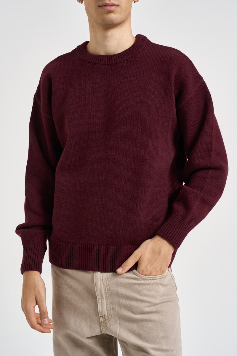 Maglia uomo girocollo bordeaux CS5088 OXBLOODRED COLORFUL STANDARD 