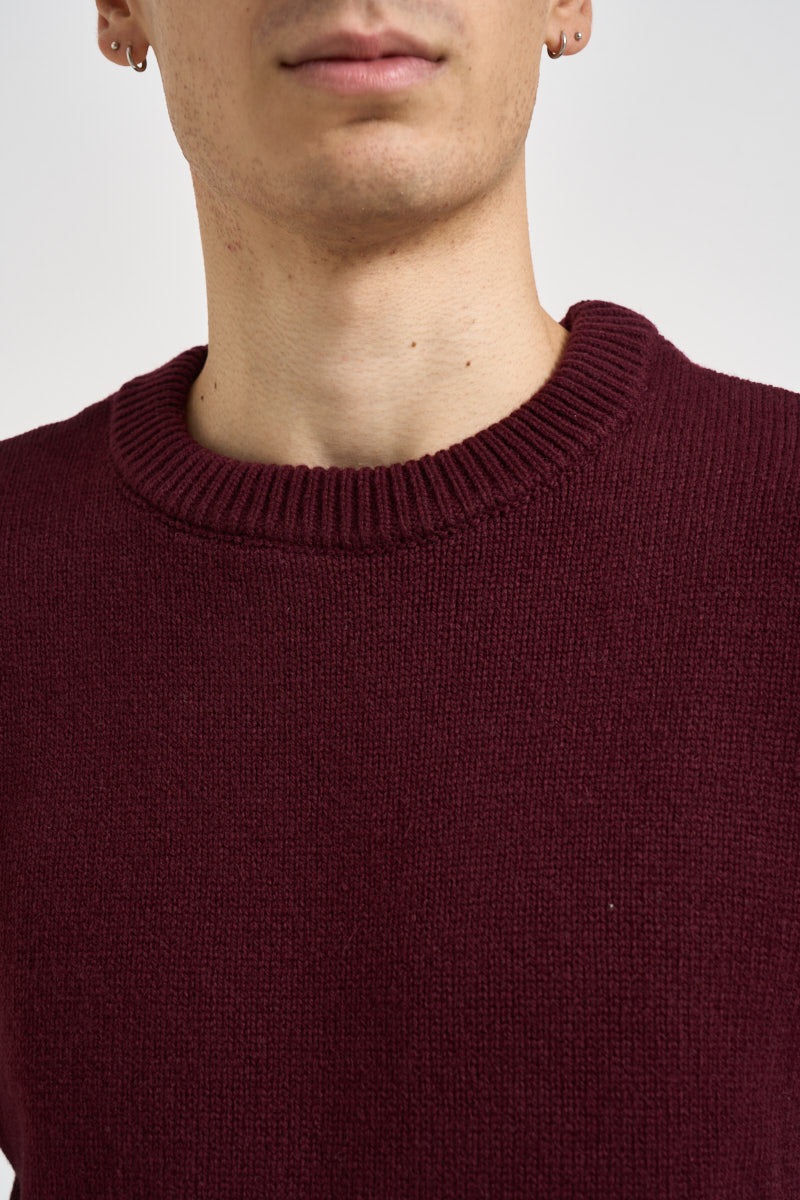 Maglia uomo girocollo bordeaux CS5088 OXBLOODRED COLORFUL STANDARD 