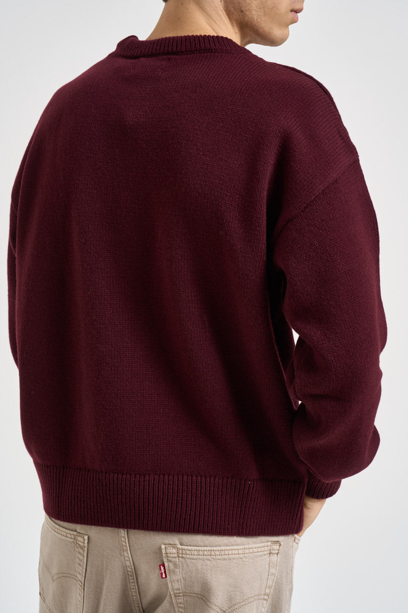 Maglia uomo girocollo bordeaux CS5088 OXBLOODRED COLORFUL STANDARD 