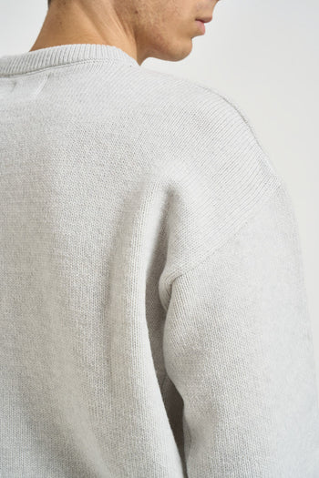 Maglia uomo girocollo grigio chiaro - 5