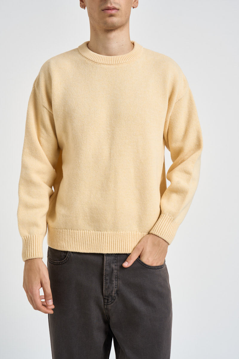 Maglia uomo girocollo giallo pastello CS5088 SOFTYELLOW COLORFUL STANDARD 