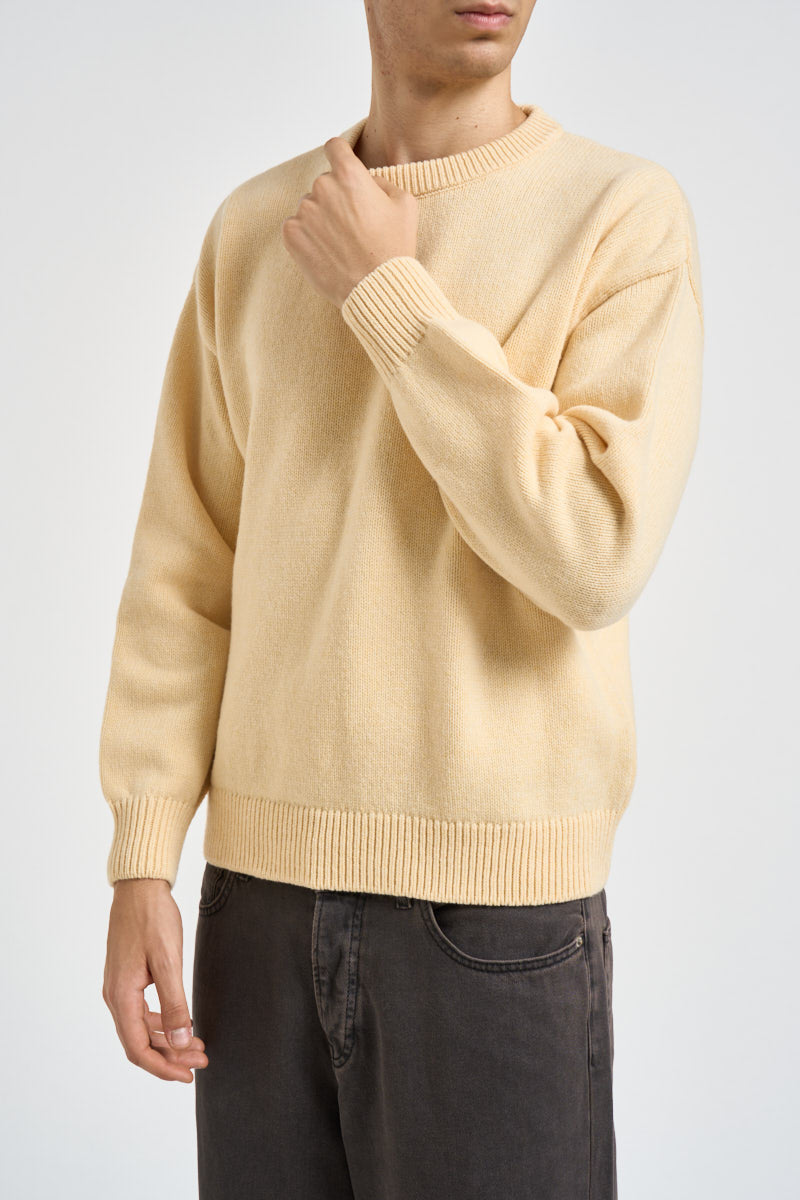 Maglia uomo girocollo giallo pastello CS5088 SOFTYELLOW COLORFUL STANDARD 