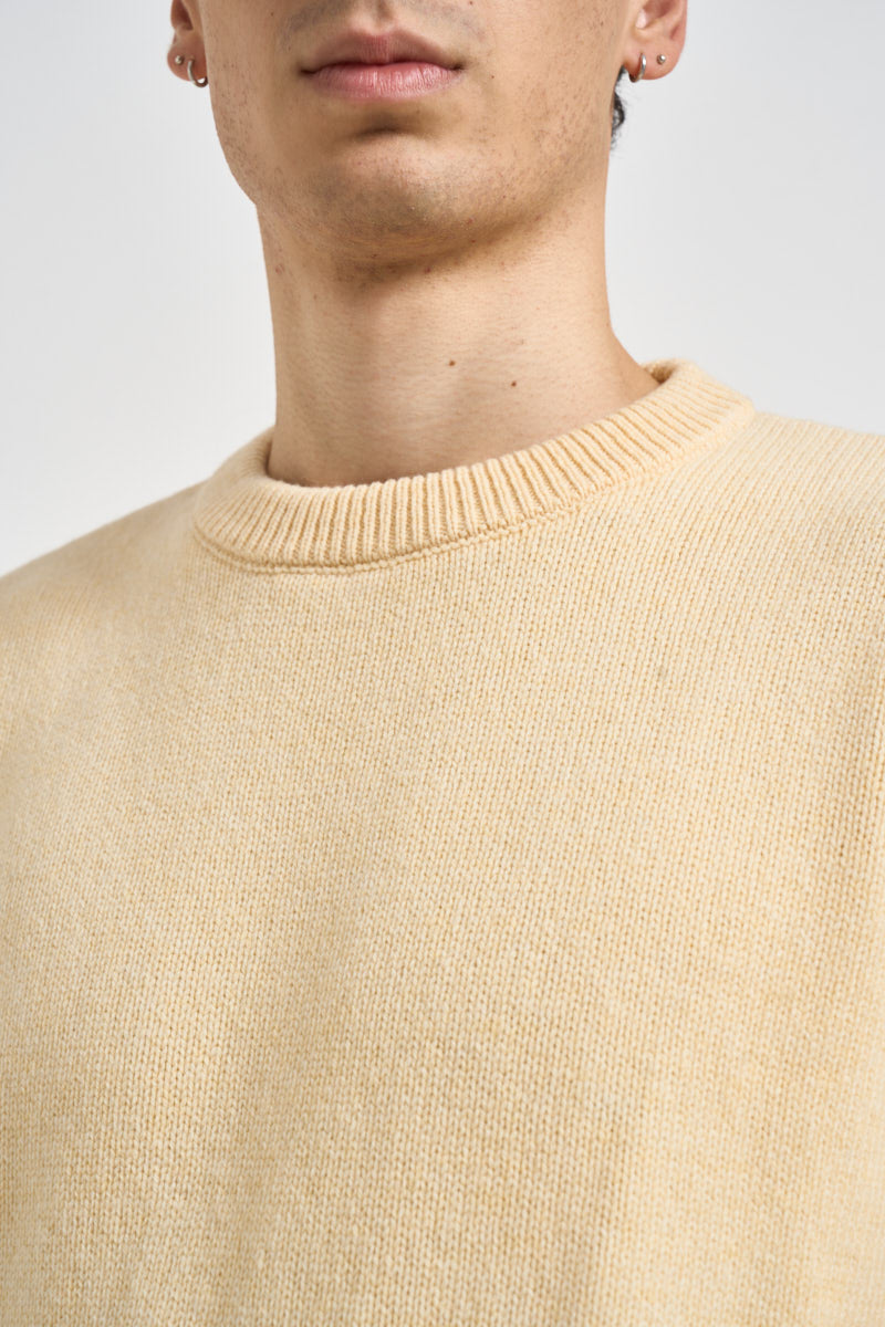 Maglia uomo girocollo giallo pastello CS5088 SOFTYELLOW COLORFUL STANDARD 