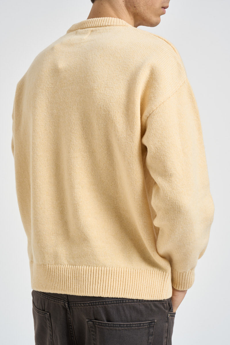 Maglia uomo girocollo giallo pastello CS5088 SOFTYELLOW COLORFUL STANDARD 