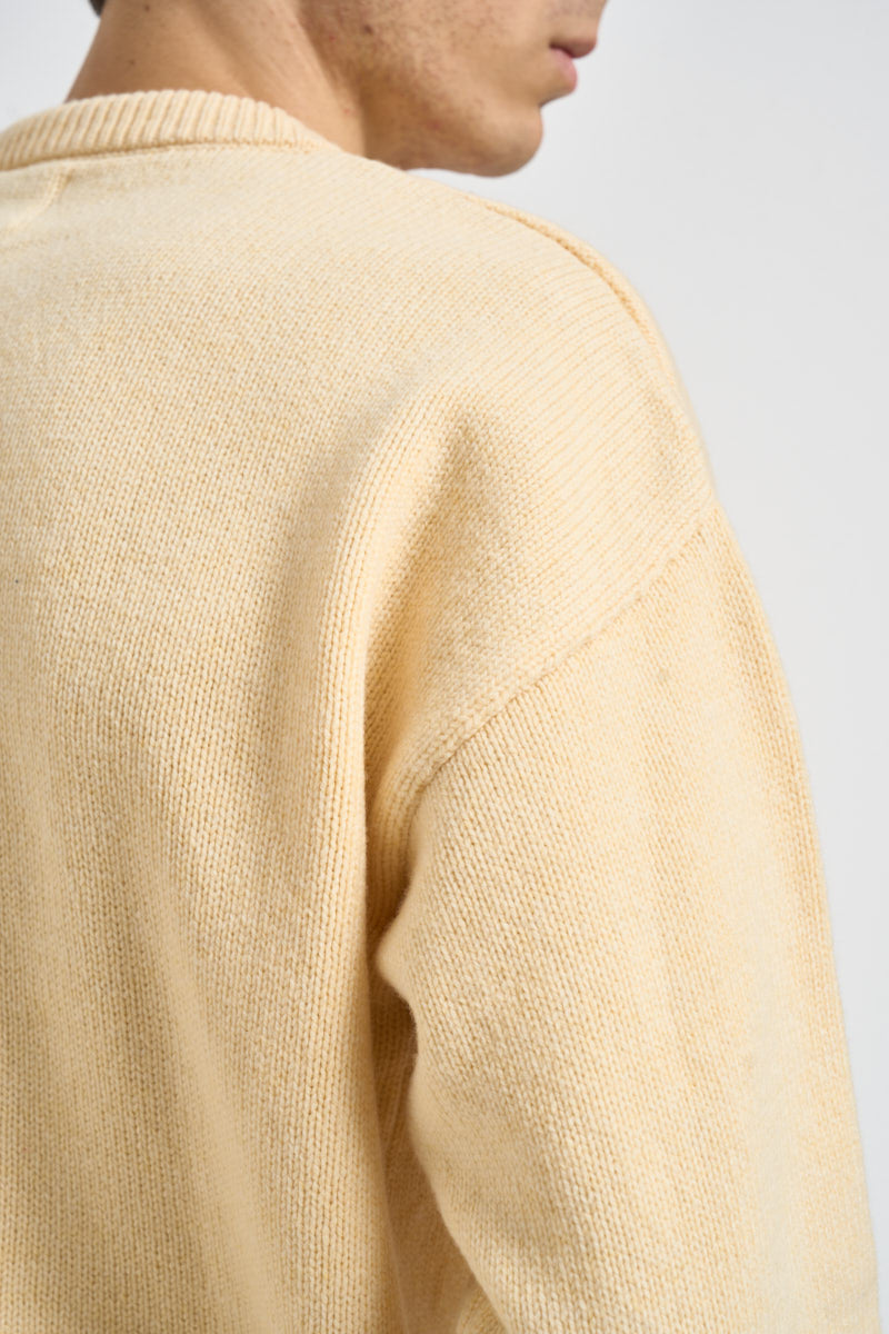 Maglia uomo girocollo giallo pastello CS5088 SOFTYELLOW COLORFUL STANDARD 