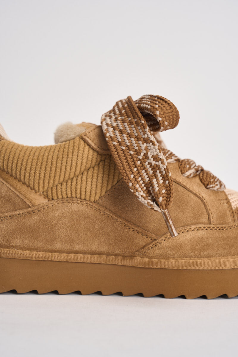Sneakers donna Miwo cammello YW261 TAN COLORS OF CALIFORNIA 
