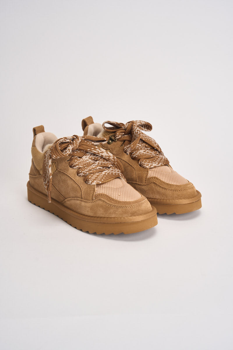 Sneakers donna Miwo cammello YW261 TAN COLORS OF CALIFORNIA 