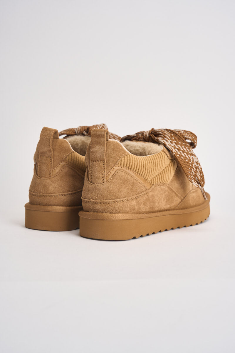 Sneakers donna Miwo cammello YW261 TAN COLORS OF CALIFORNIA 