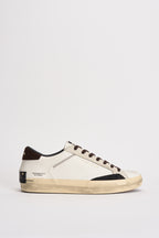 Sneakers donna bianche e moro 10003 10 CRIME LONDON 