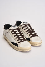 Sneakers donna bianche e moro 10003 10 CRIME LONDON 