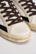 Sneakers donna bianche e moro 10003 10 CRIME LONDON 