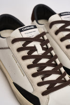 Sneakers donna bianche e moro 10003 10 CRIME LONDON 