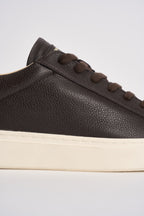 Sneakers uomo effetto martellato marrone scuro 10906 60 CRIME LONDON 
