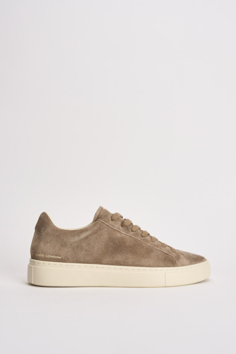 Sneakers uomo in suede tortora 10908 15 CRIME LONDON 