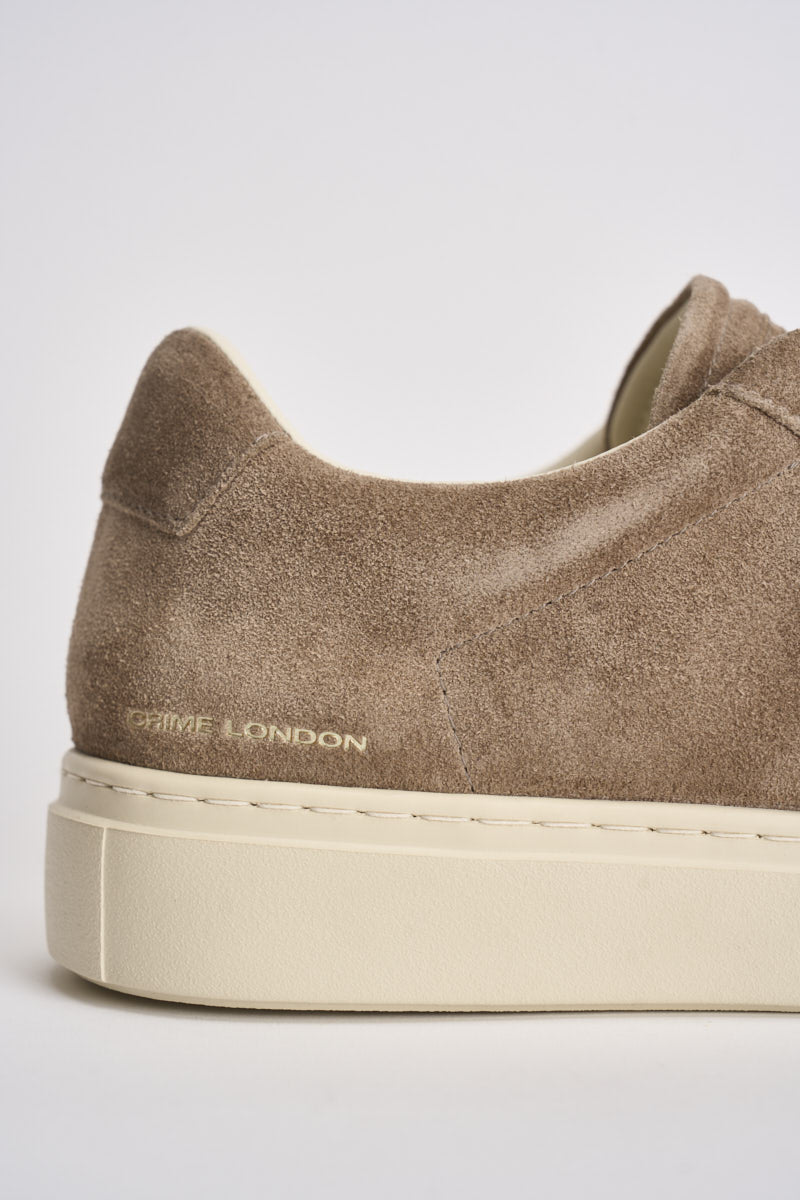 Sneakers uomo in suede tortora 10908 15 CRIME LONDON 
