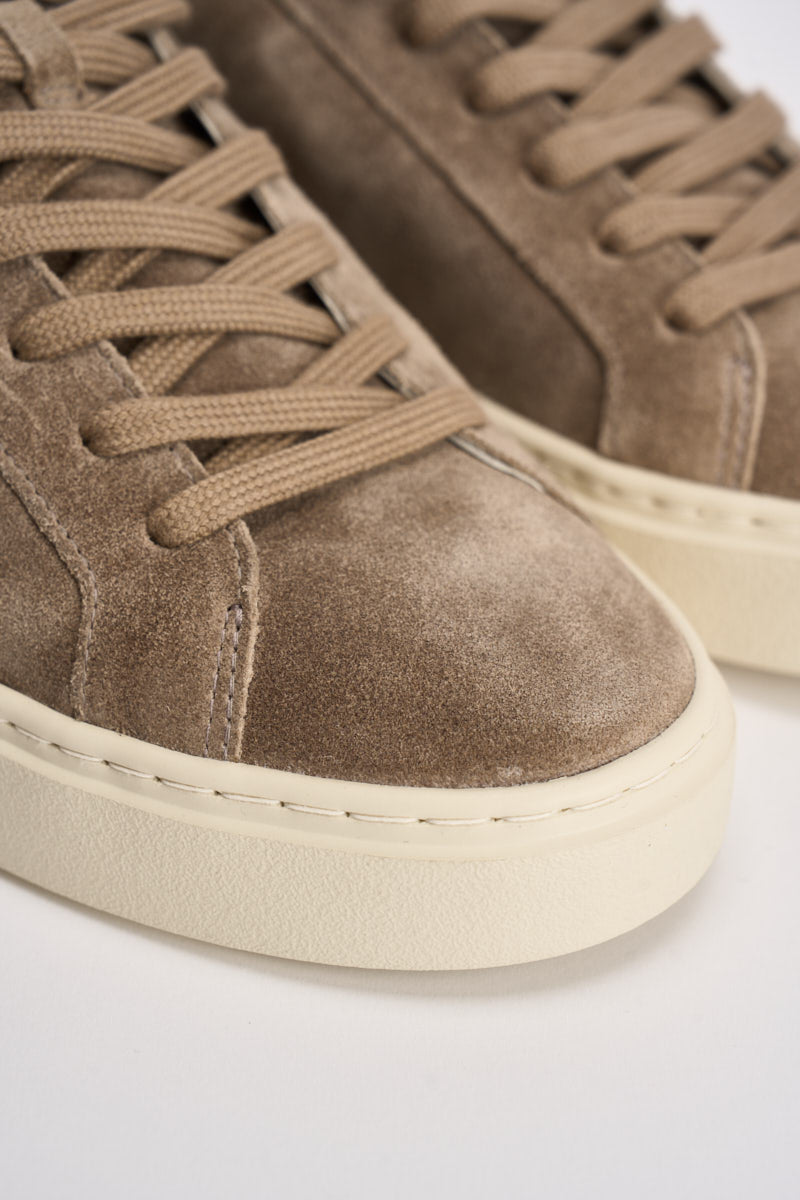 Sneakers uomo in suede tortora 10908 15 CRIME LONDON 