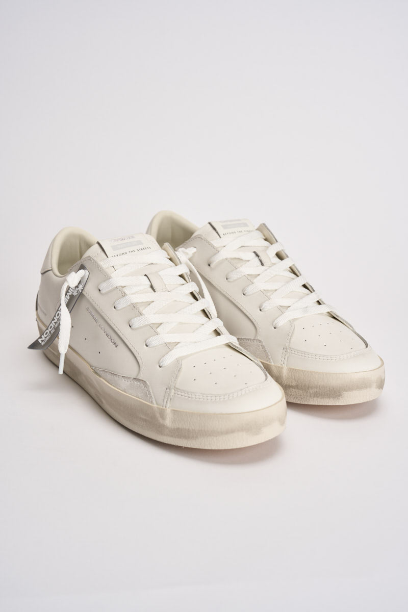Sneakers uomo panna 16103 10 CRIME LONDON 