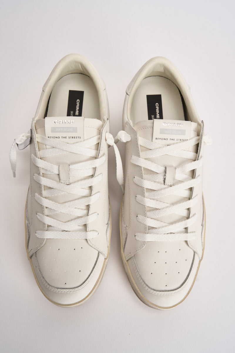 Sneakers uomo panna 16103 10 CRIME LONDON 