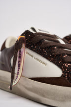 Sneakers donna bianche e marroni 23103 60 CRIME LONDON 