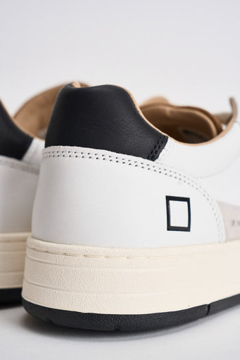 Sneakers uomo bianche con dettagli verdi, marroni e neri - 6