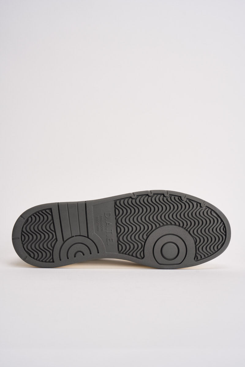 Sneakers uomo Court 2.0 bianche e bordeaux M451 C2VNWX D.A.T.E. 