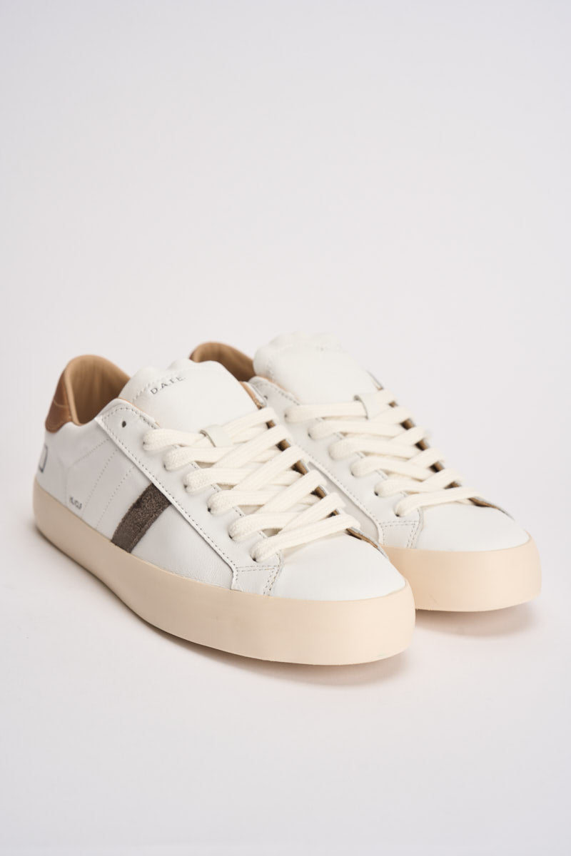 Sneakers uomo bianche e marrone M451 HLCAIN D.A.T.E. 