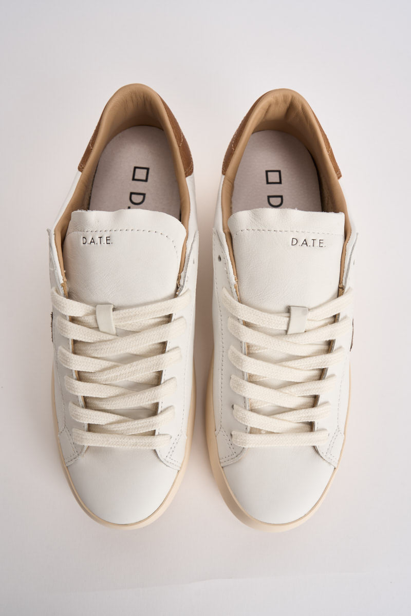 Sneakers uomo bianche e marrone M451 HLCAIN D.A.T.E. 
