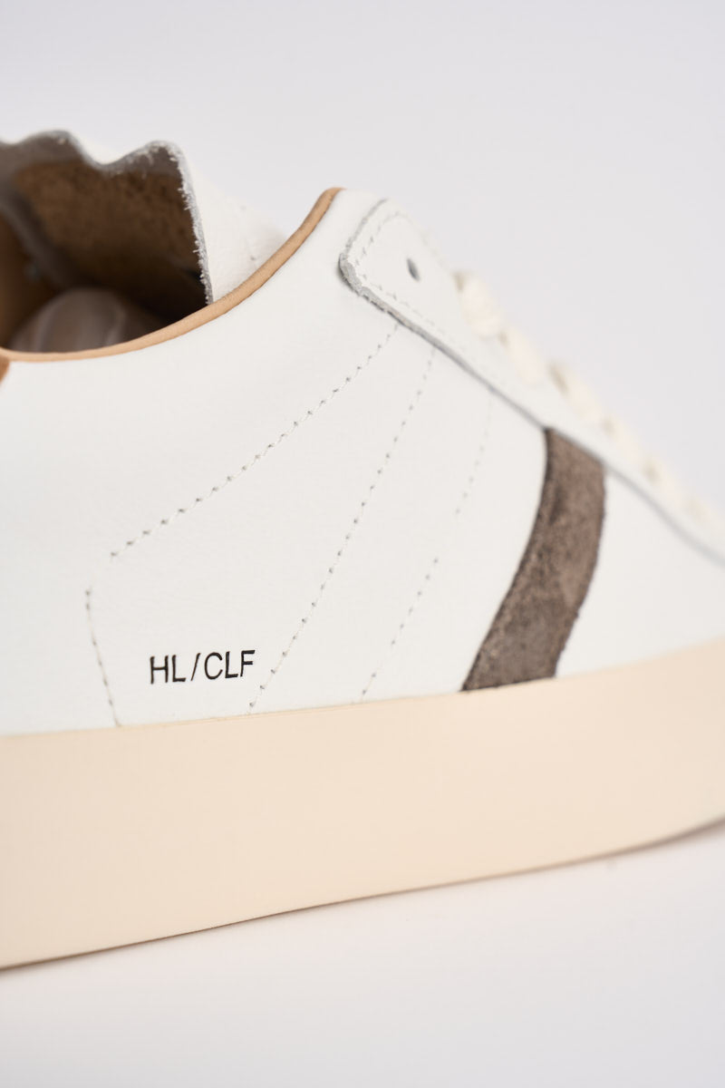 Sneakers uomo bianche e marrone M451 HLCAIN D.A.T.E. 
