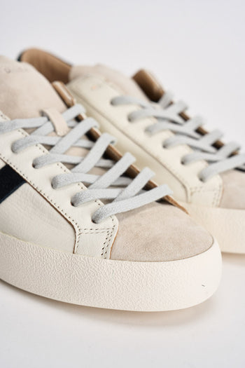 Sneakers uomo bianche e verde scuro - 3