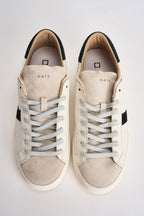 Sneakers uomo bianche e verde scuro M451 HLVNWG D.A.T.E. 
