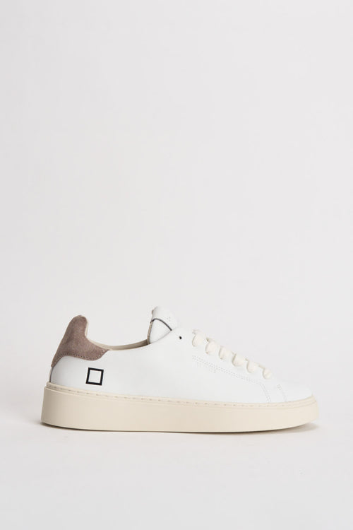 Sneakers uomo bianca e tortora - 1