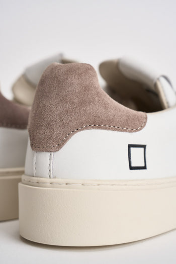 Sneakers uomo bianca e tortora - 7