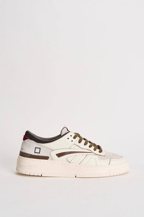 Sneakers uomo bianche e marroni - 1