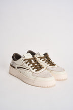 Sneakers uomo bianche e marroni M451 TOCOHT D.A.T.E. 