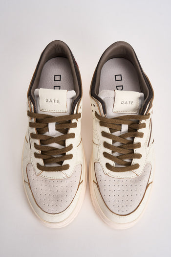 Sneakers uomo bianche e marroni - 6