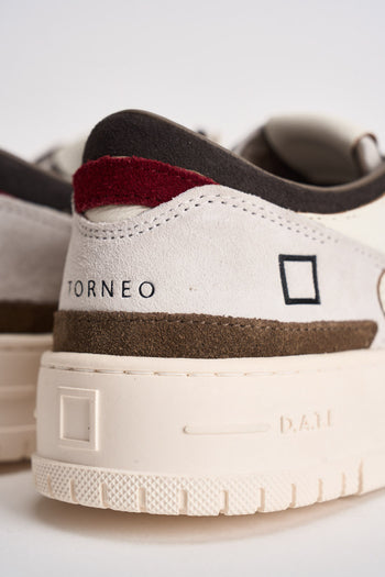 Sneakers uomo bianche e marroni - 8